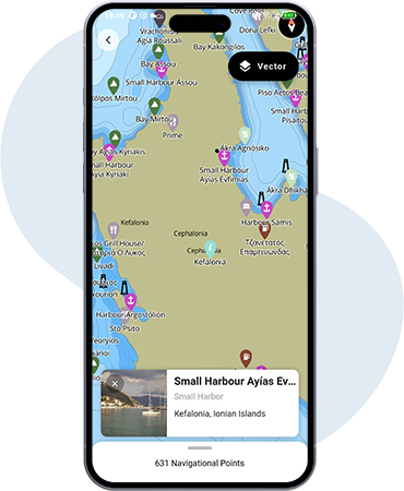 SailPilot Map Screen